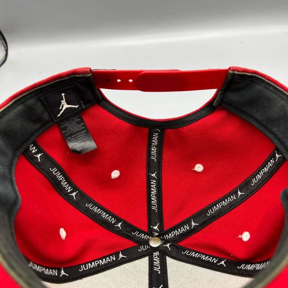 Air Jordan Hat Men Red‎ Carmelo Anthony Jumpman Snap Back Cap
